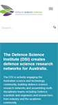 Mobile Screenshot of defencescienceinstitute.com